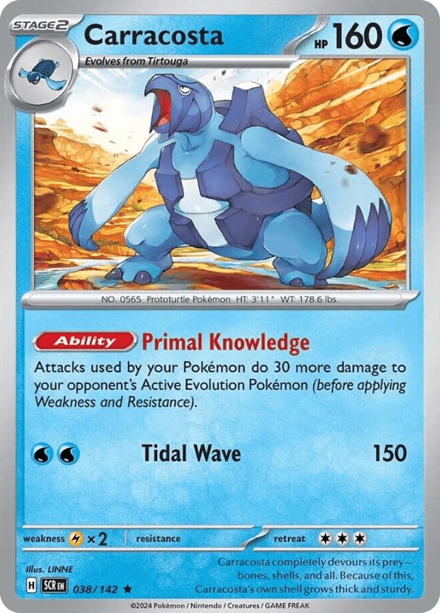 Carracosta Pokémon card