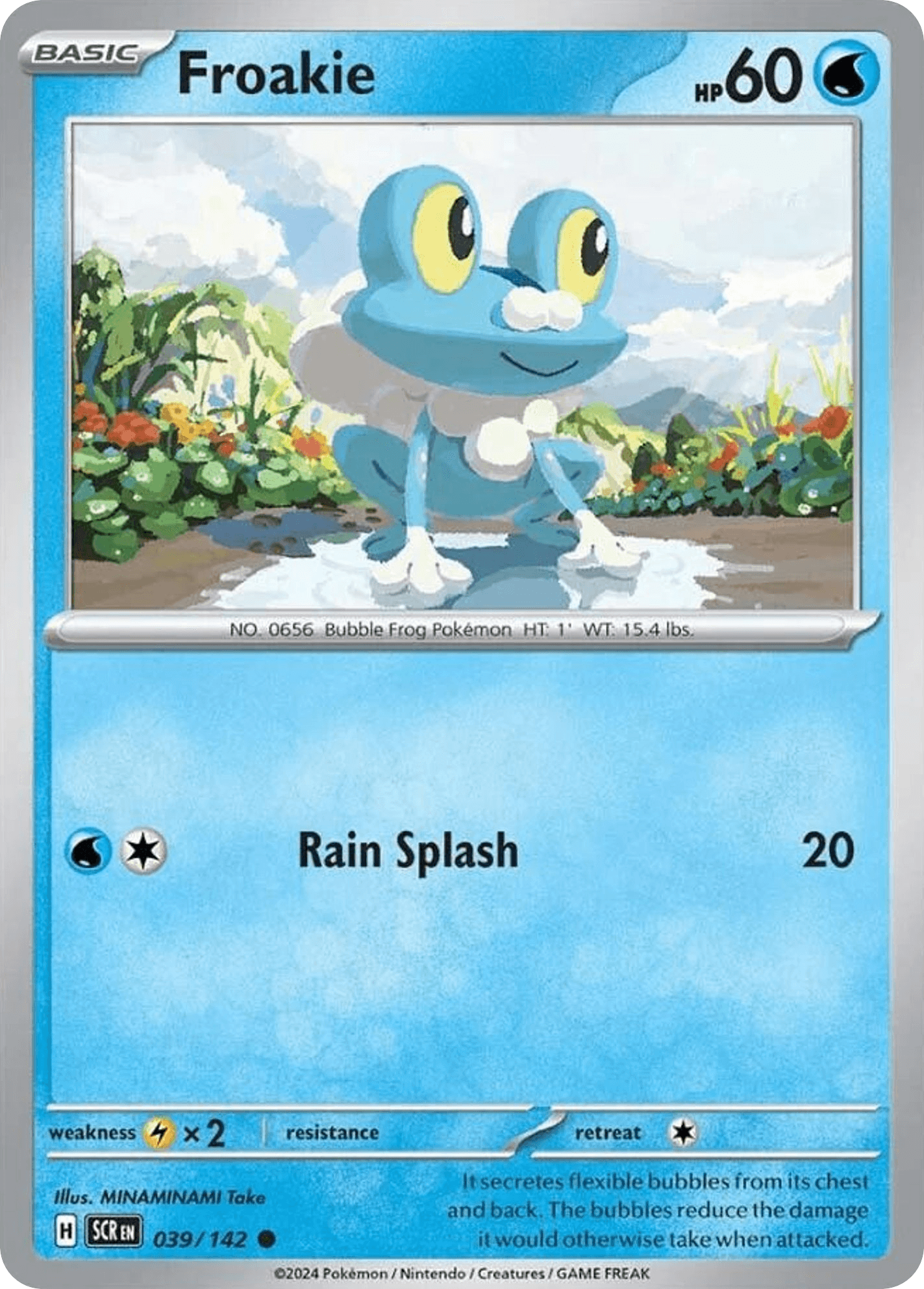 Froakie Pokémon card