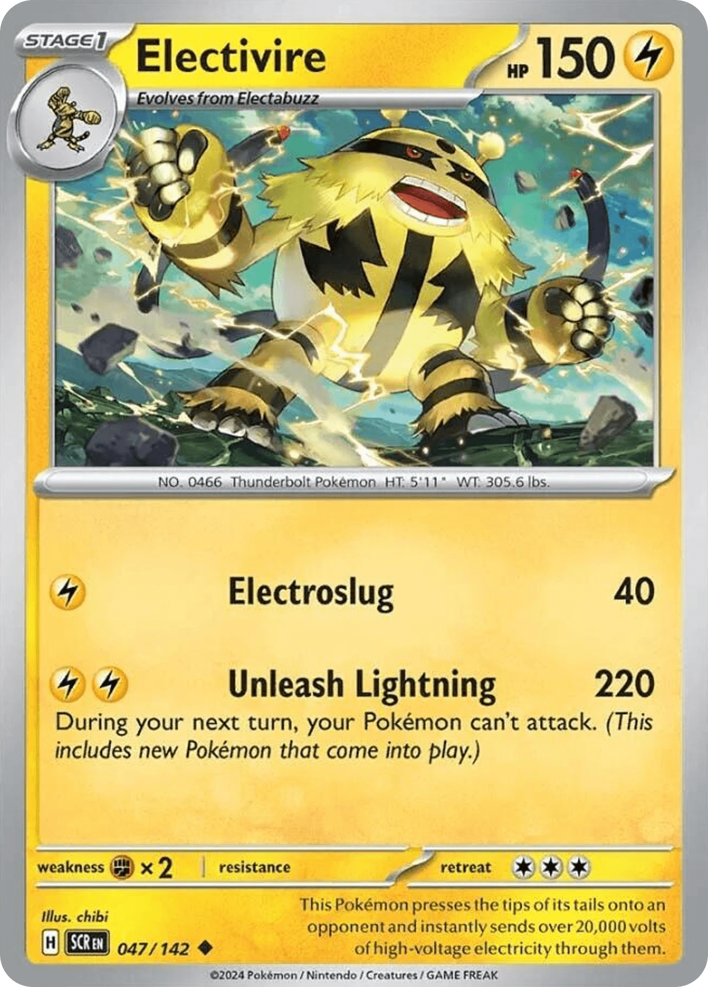 Electivire Pokémon card