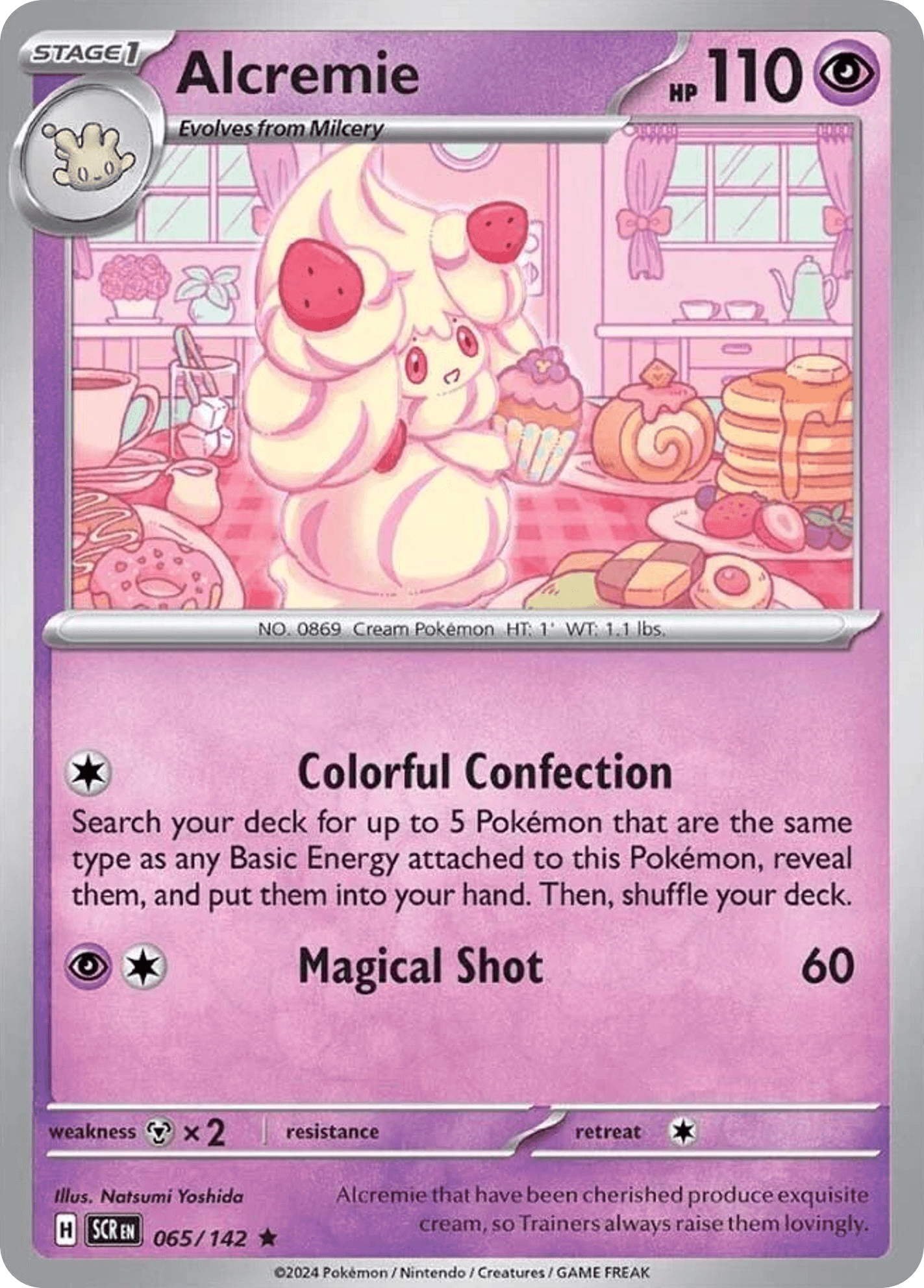 Alcremie Pokémon card