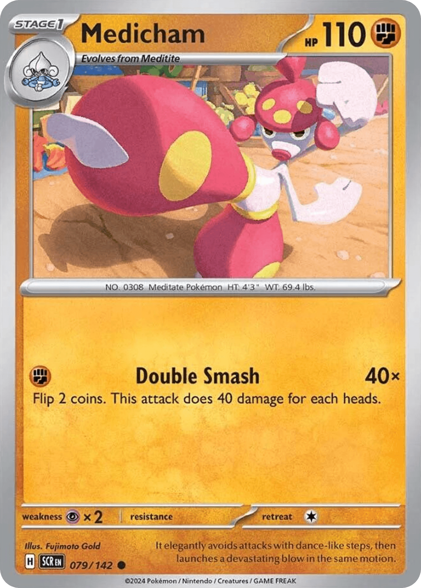 Medicham Pokémon card