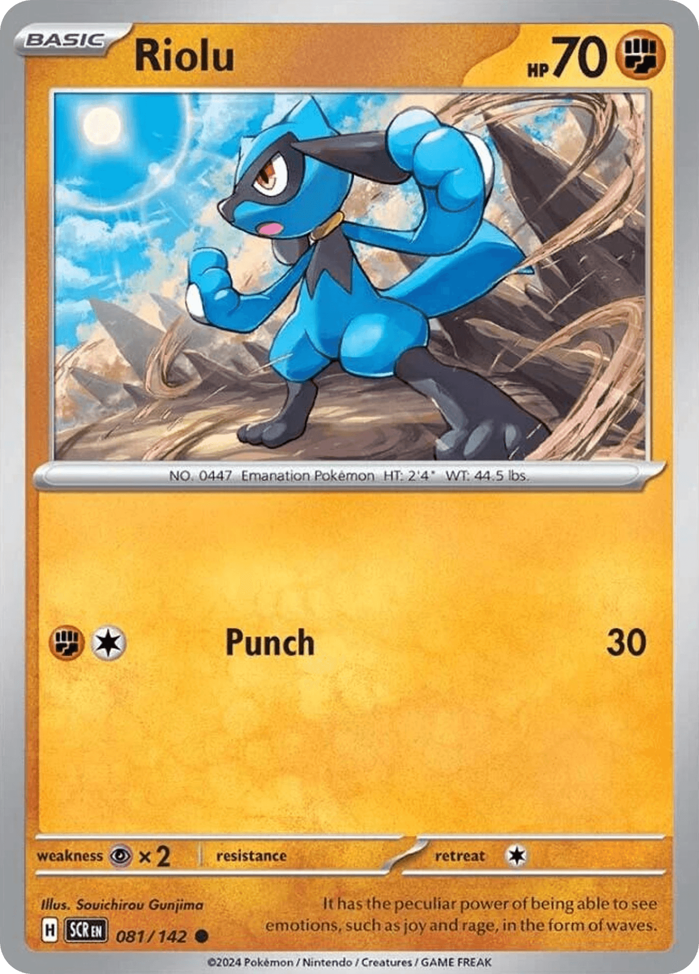 Riolu Pokémon card