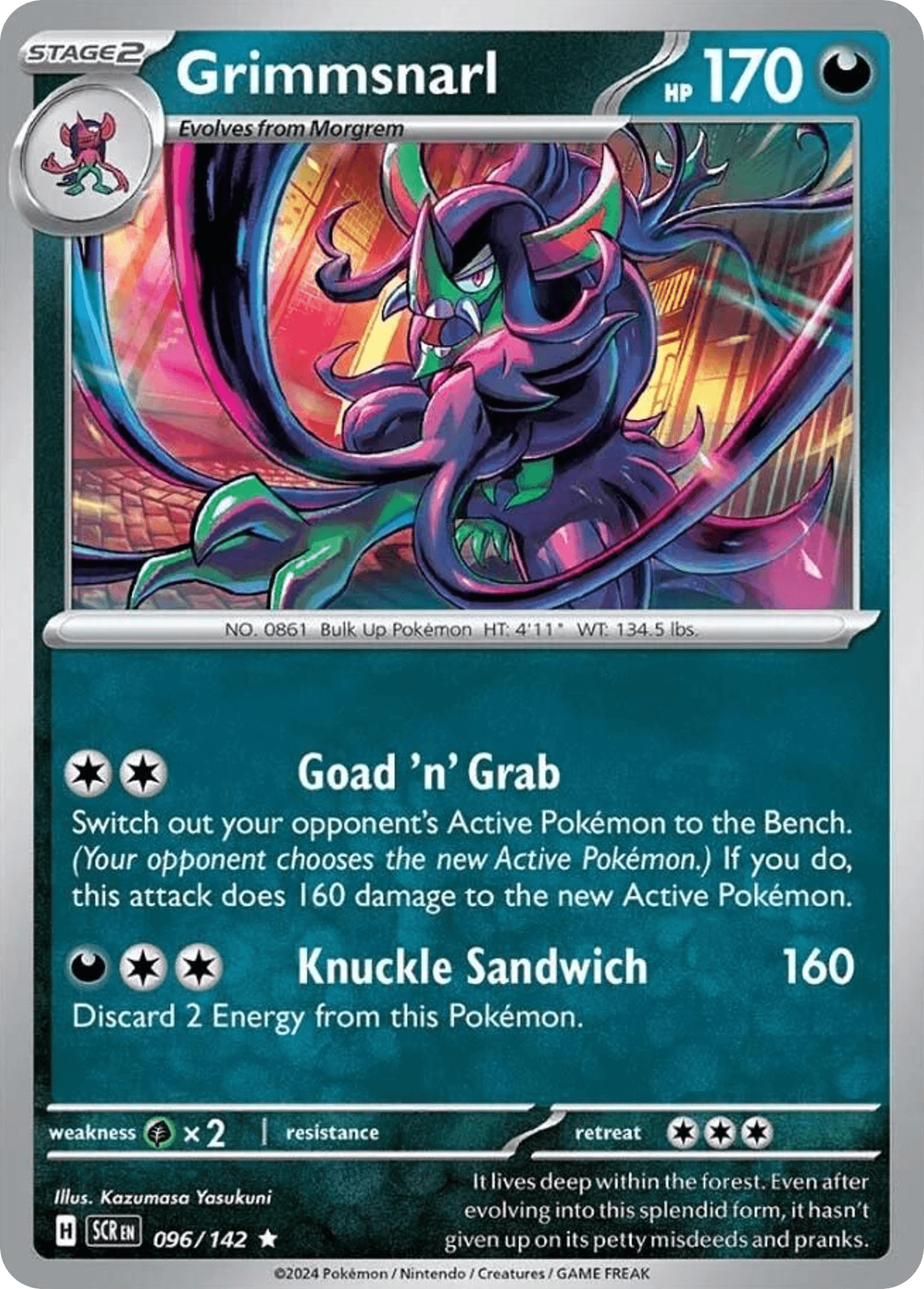 Grimmsnarl Pokémon card