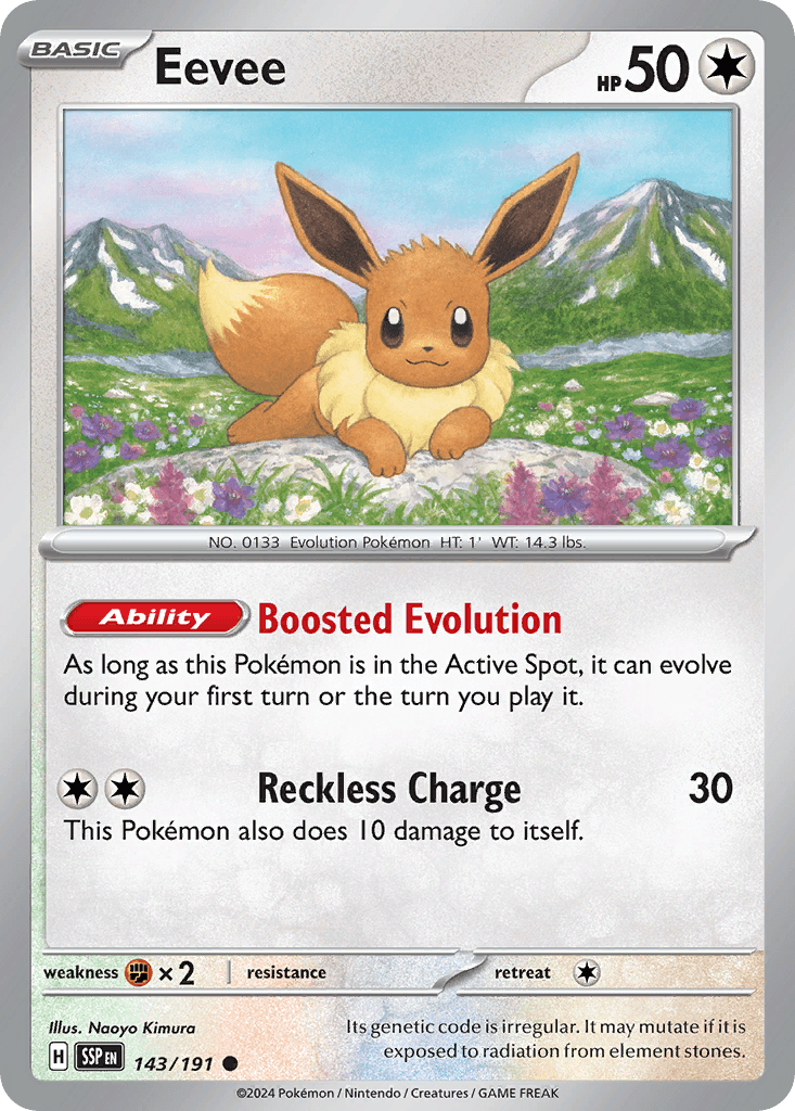 Eevee from Surging Sparks