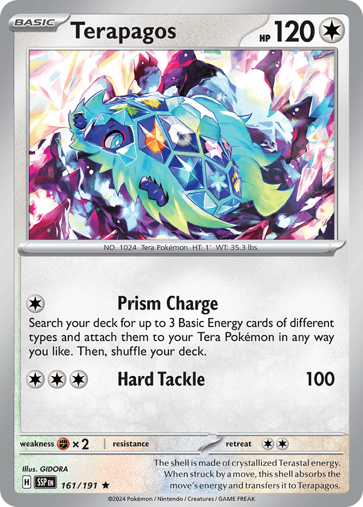 Terapagos Pokémon card