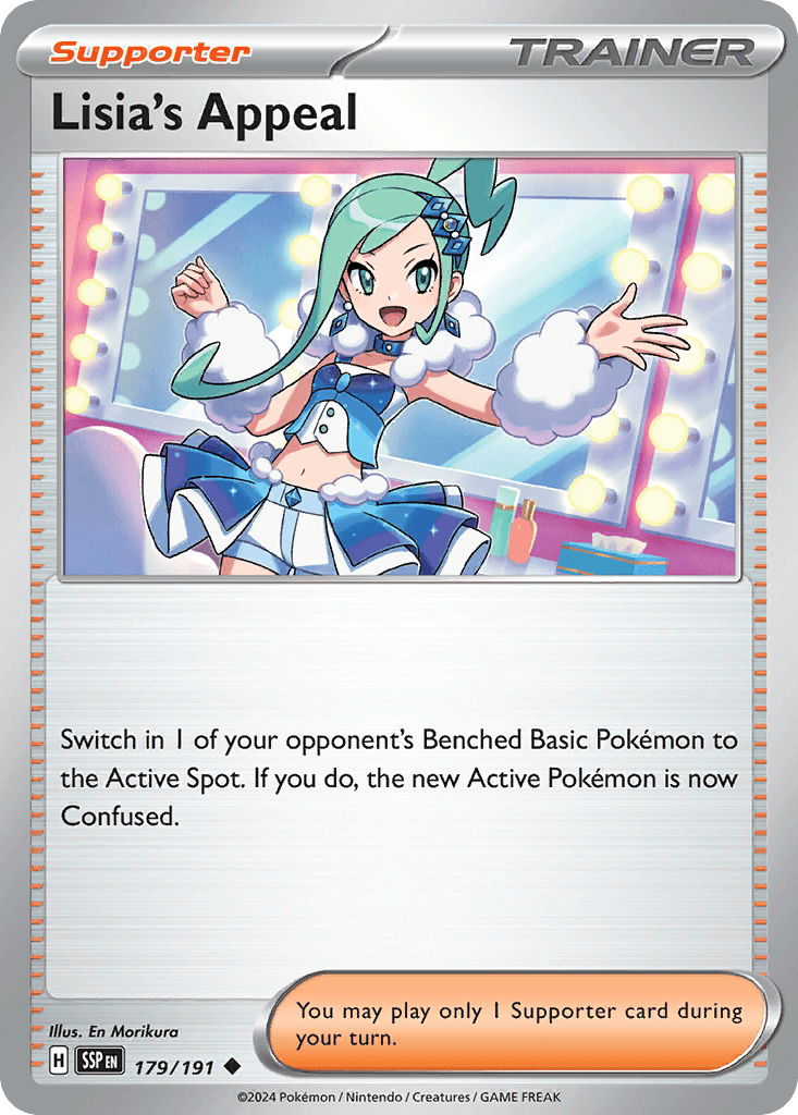 Lisia's Appeal Pokémon card