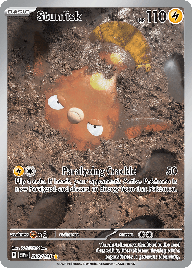 Stunfisk Pokémon card