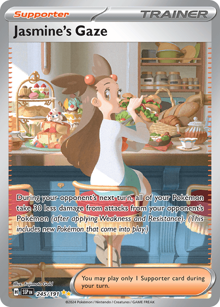 Jasmine's Gaze Pokémon card