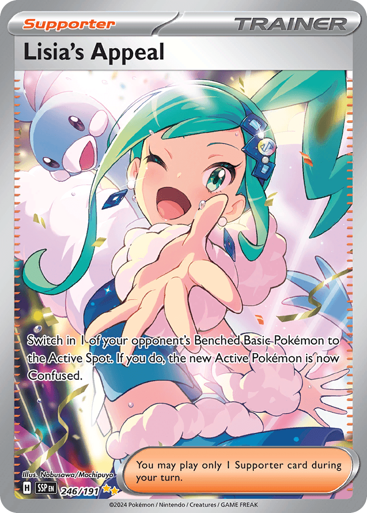 Lisia's Appeal Pokémon card