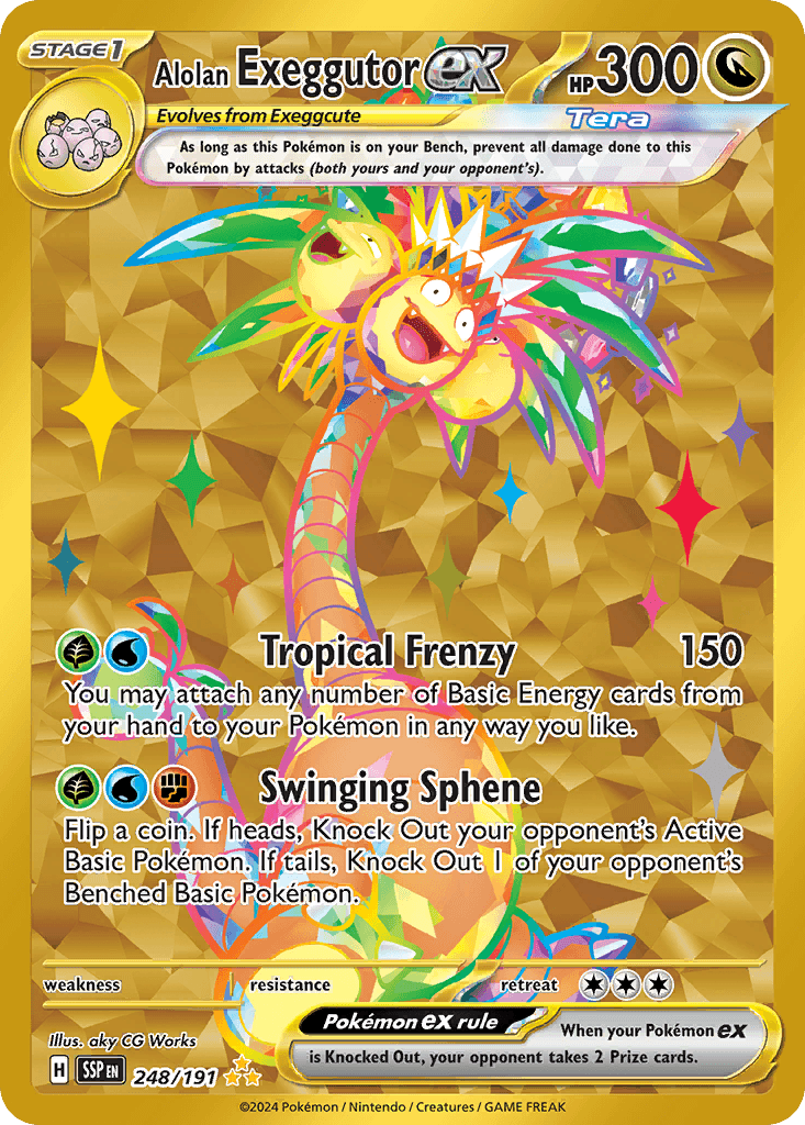 Alolan Exeggutor ex — Dragon type