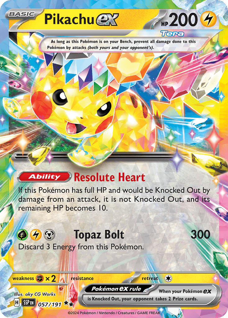 Pikachu ex — Double Rare