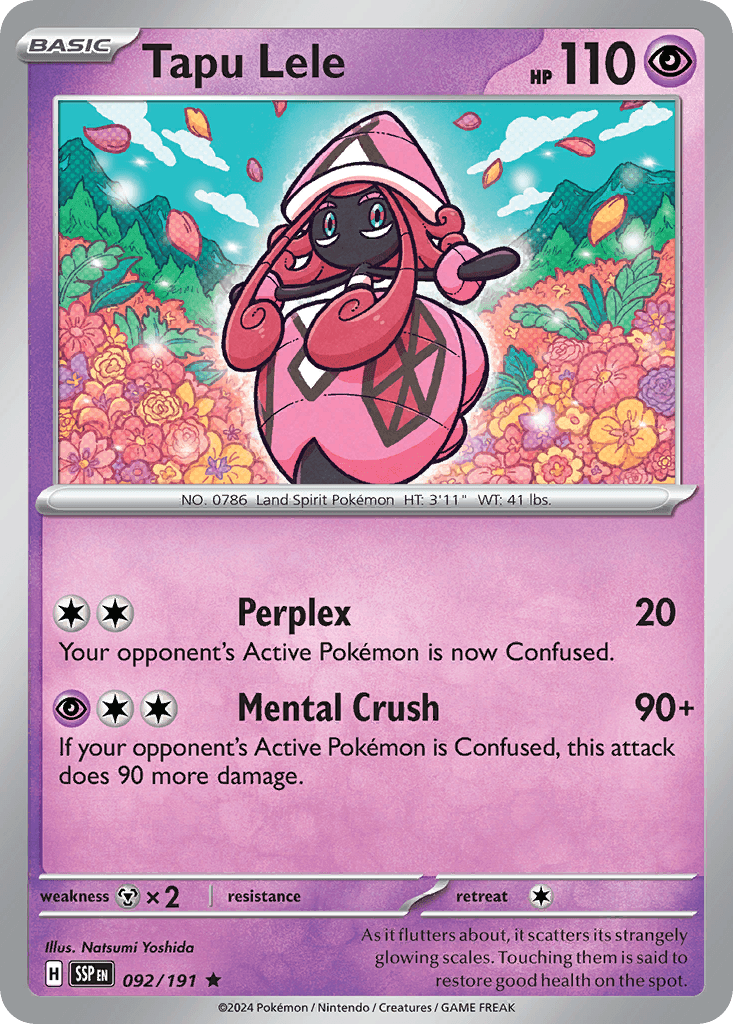 Tapu Lele Pokémon card