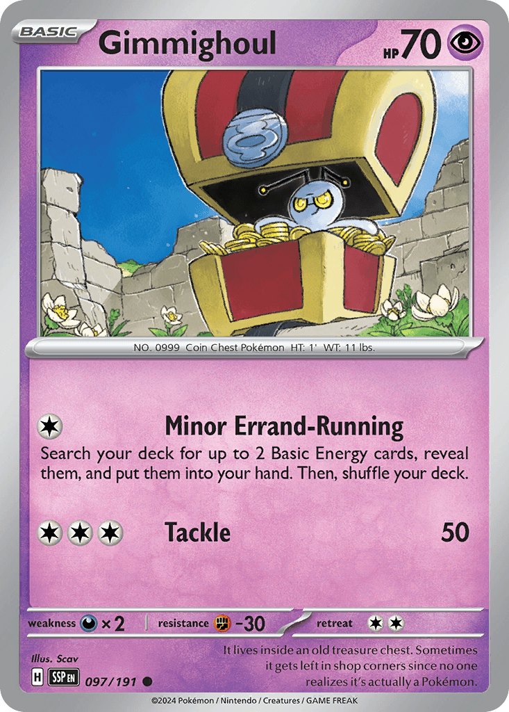 Gimmighoul Pokémon card