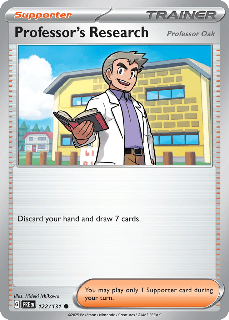 Professor's Research Pokémon card