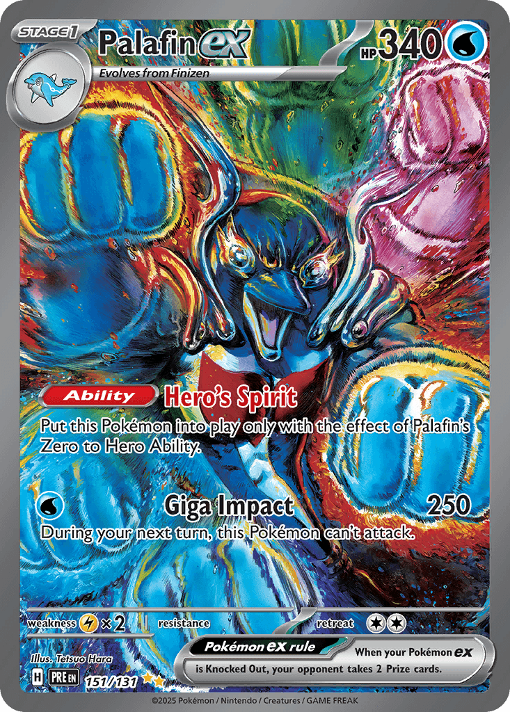 Palafin ex Pokémon card