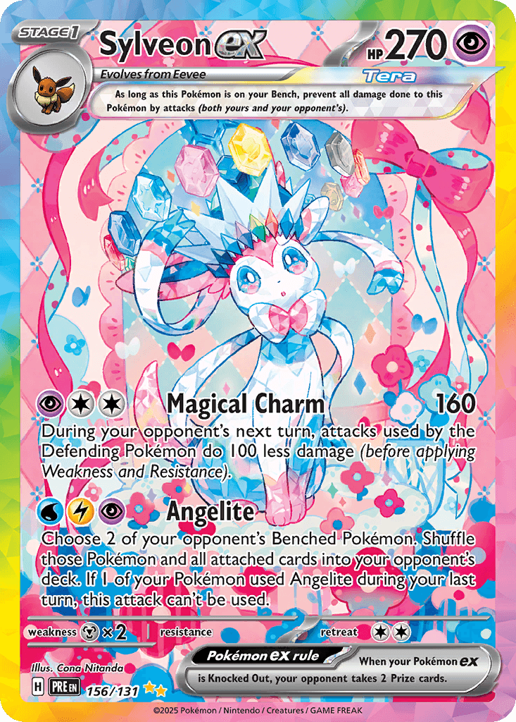 Sylveon ex from Prismatic Evolutions