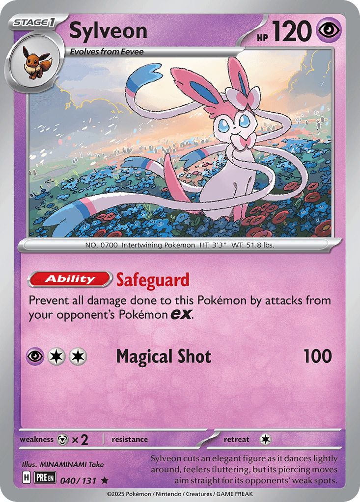 Sylveon from Prismatic Evolutions