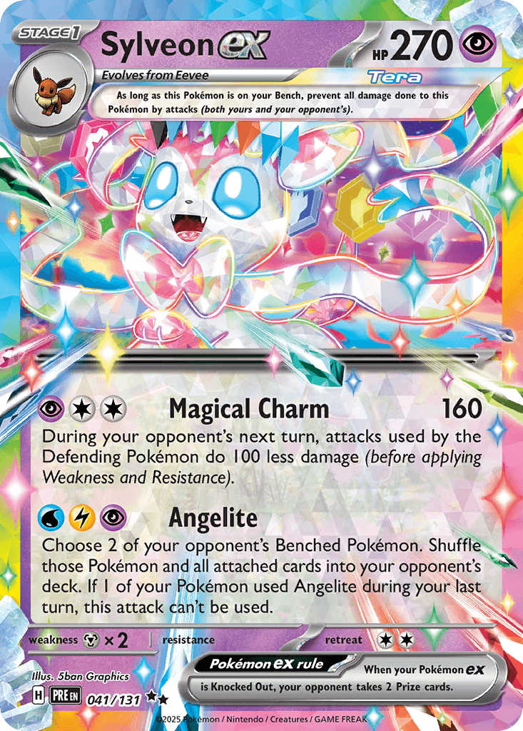 Sylveon ex from Prismatic Evolutions