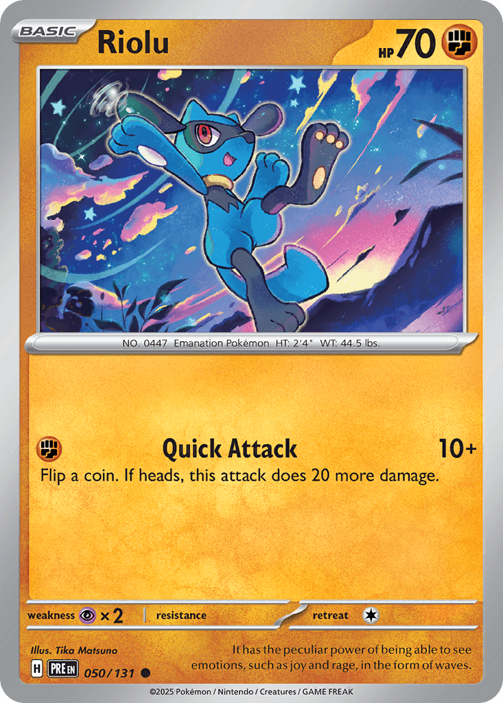 Riolu Pokémon card