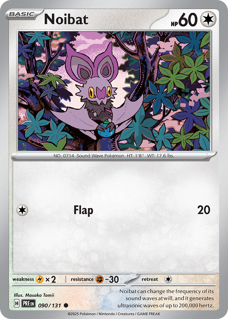 Noibat Pokémon card