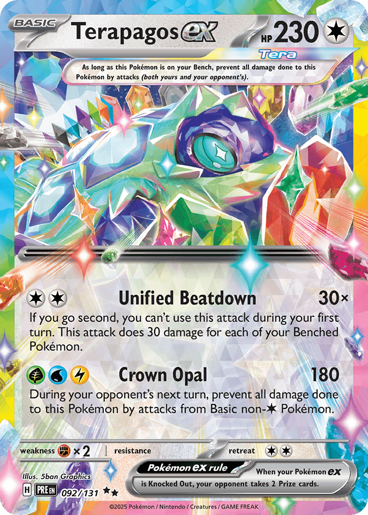 Terapagos ex Pokémon card