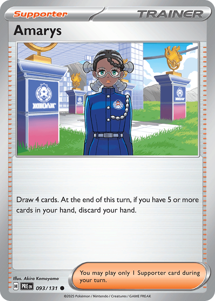 Amarys Pokémon card