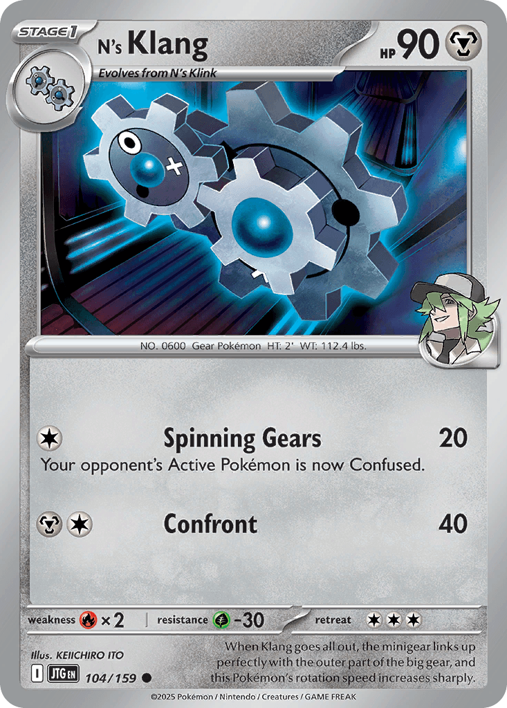 N's Klang Pokémon card