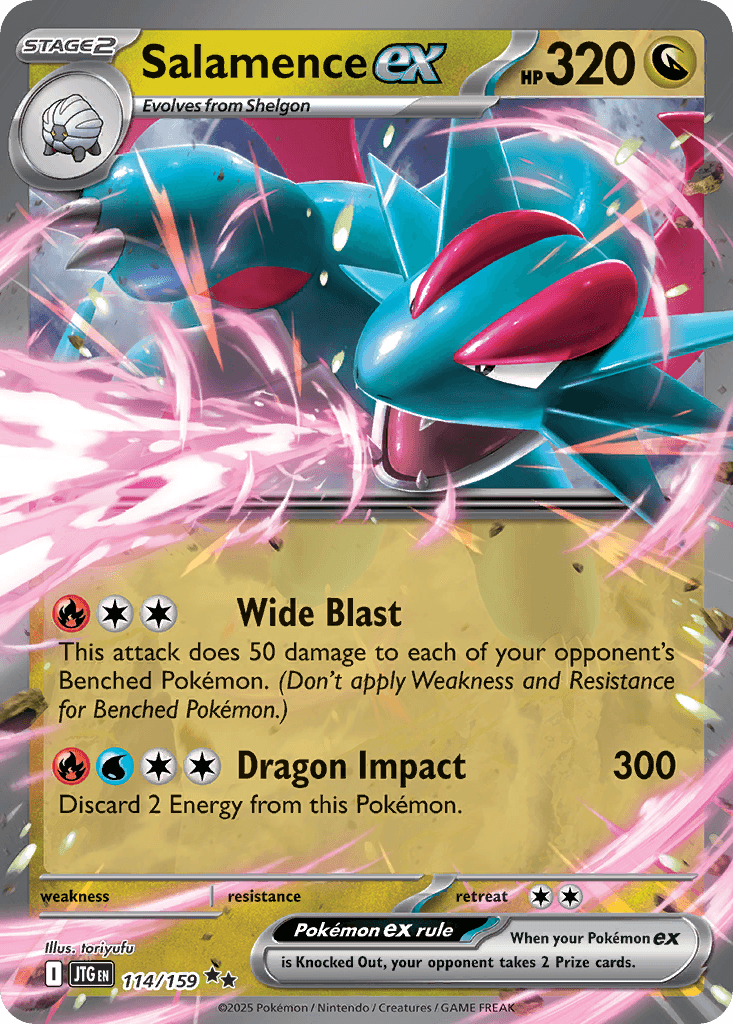 Salamence ex — Dragon type