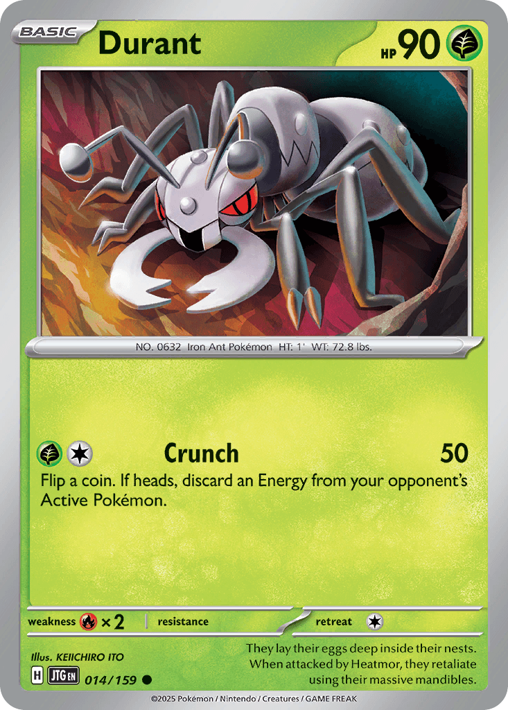 Durant Pokémon card