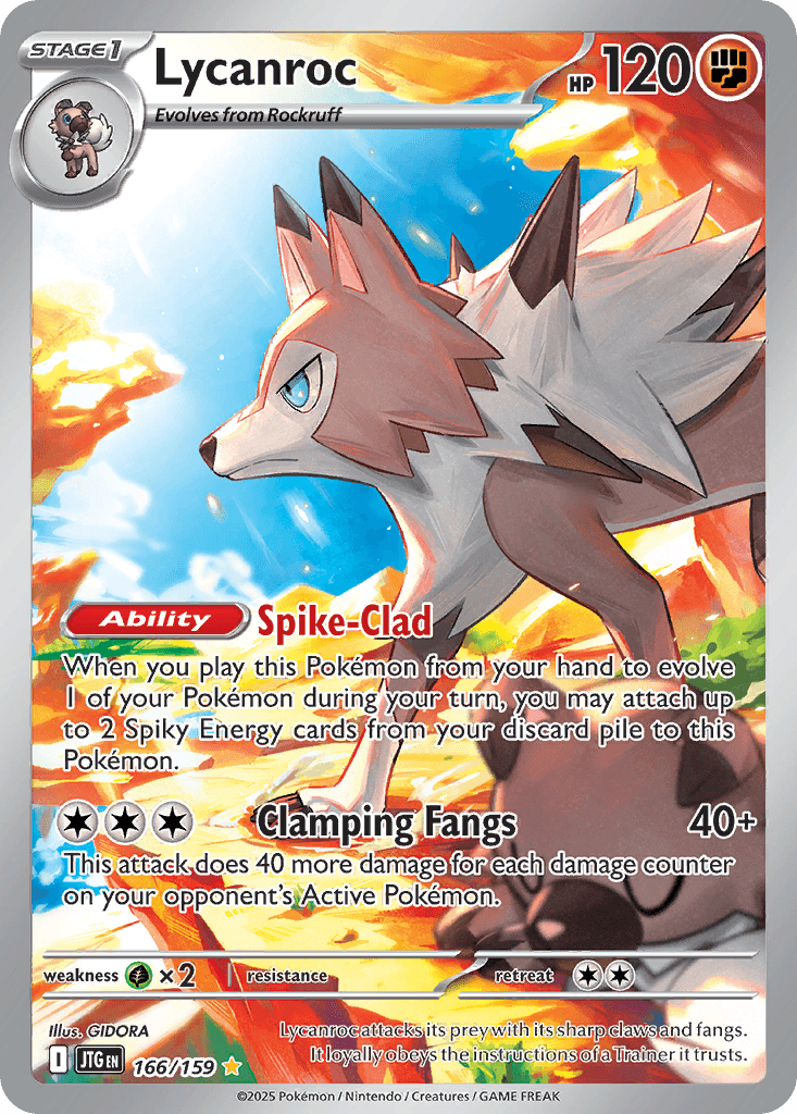 Lycanroc Pokémon card