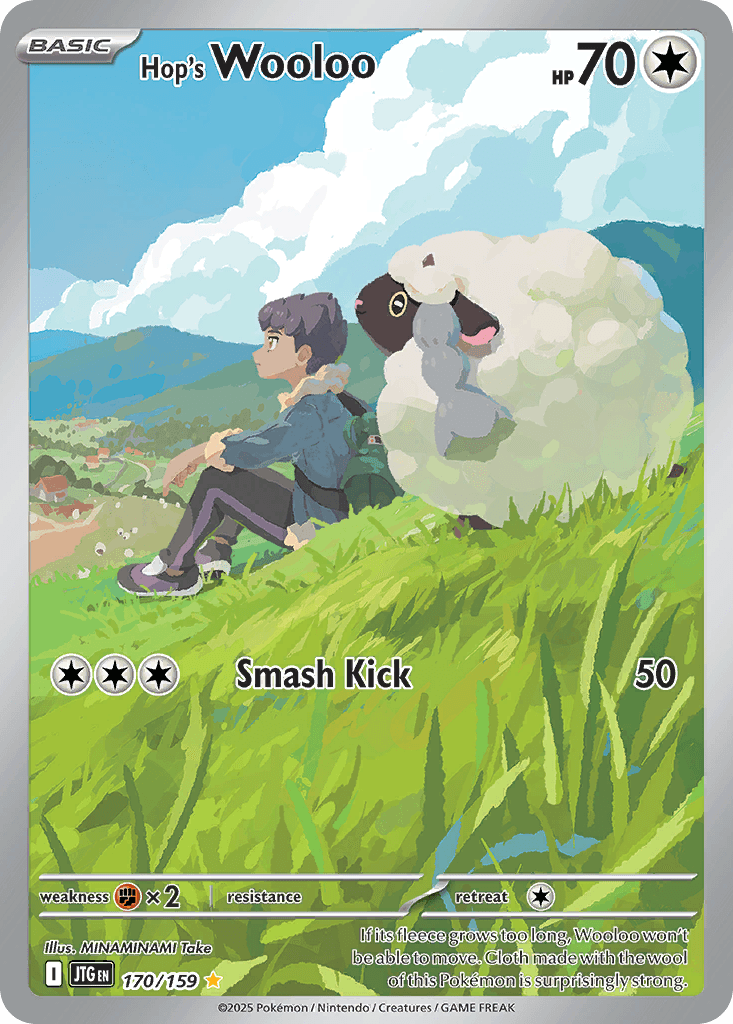 Hop's Wooloo Pokémon card