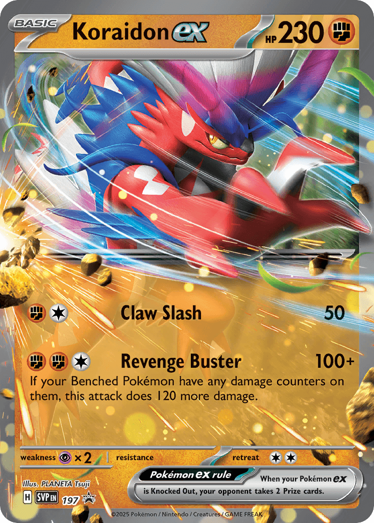 Koraidon ex illustrated by PLANETA Tsuji