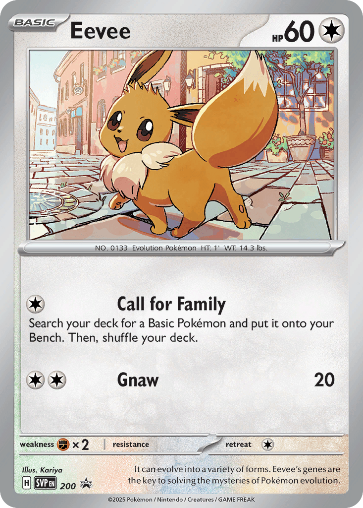 Eevee from Scarlet & Violet Promos