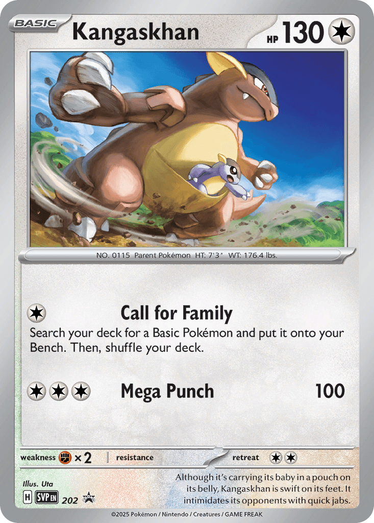 Kangaskhan Pokémon card