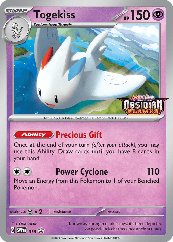 Togekiss Pokémon card