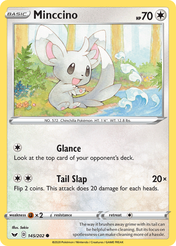 Minccino Pokémon card