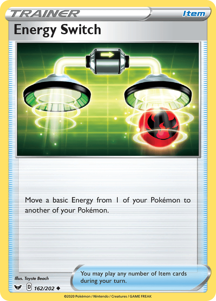 Energy Switch Pokémon card