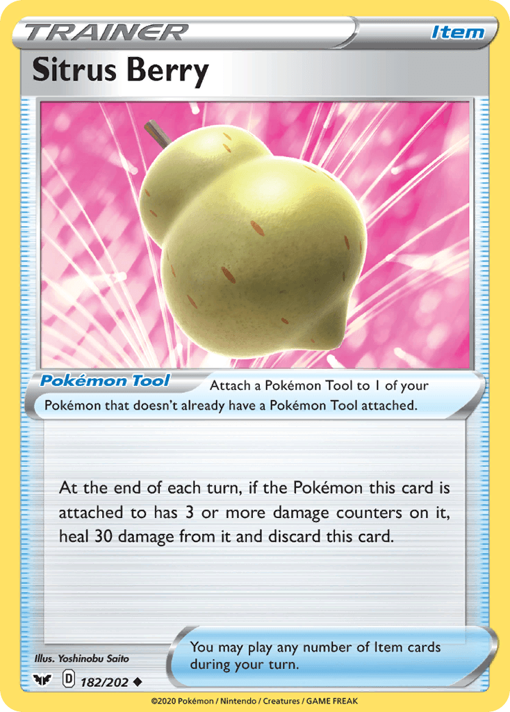 Sitrus Berry Pokémon card