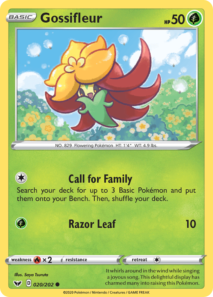 Gossifleur Pokémon card