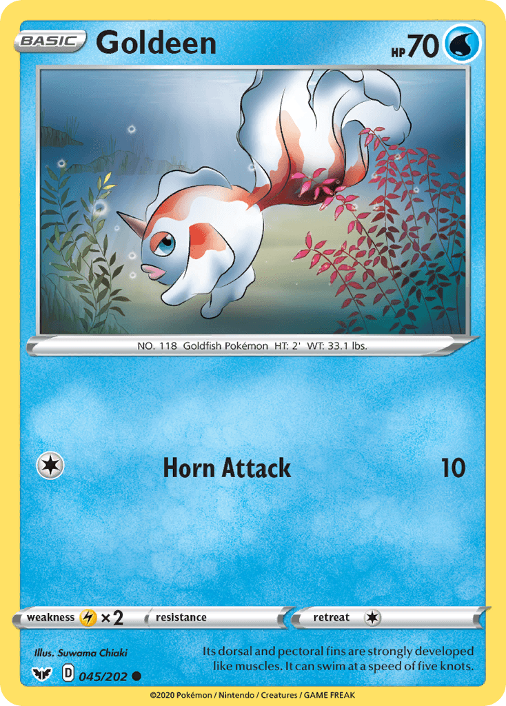 Goldeen Pokémon card