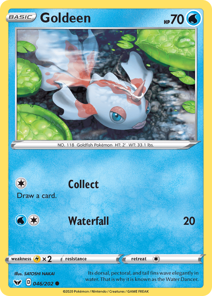 Goldeen Pokémon card