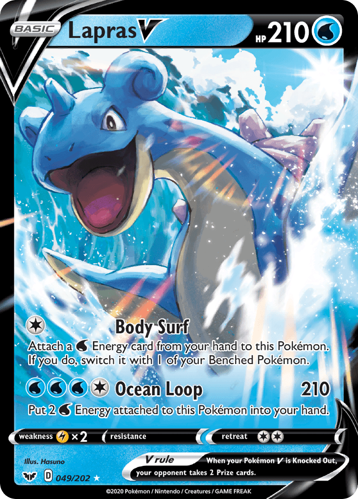 Lapras V from Sword & Shield