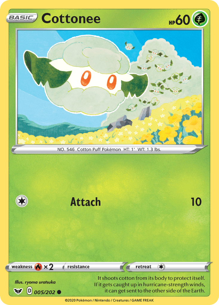 Cottonee Pokémon card