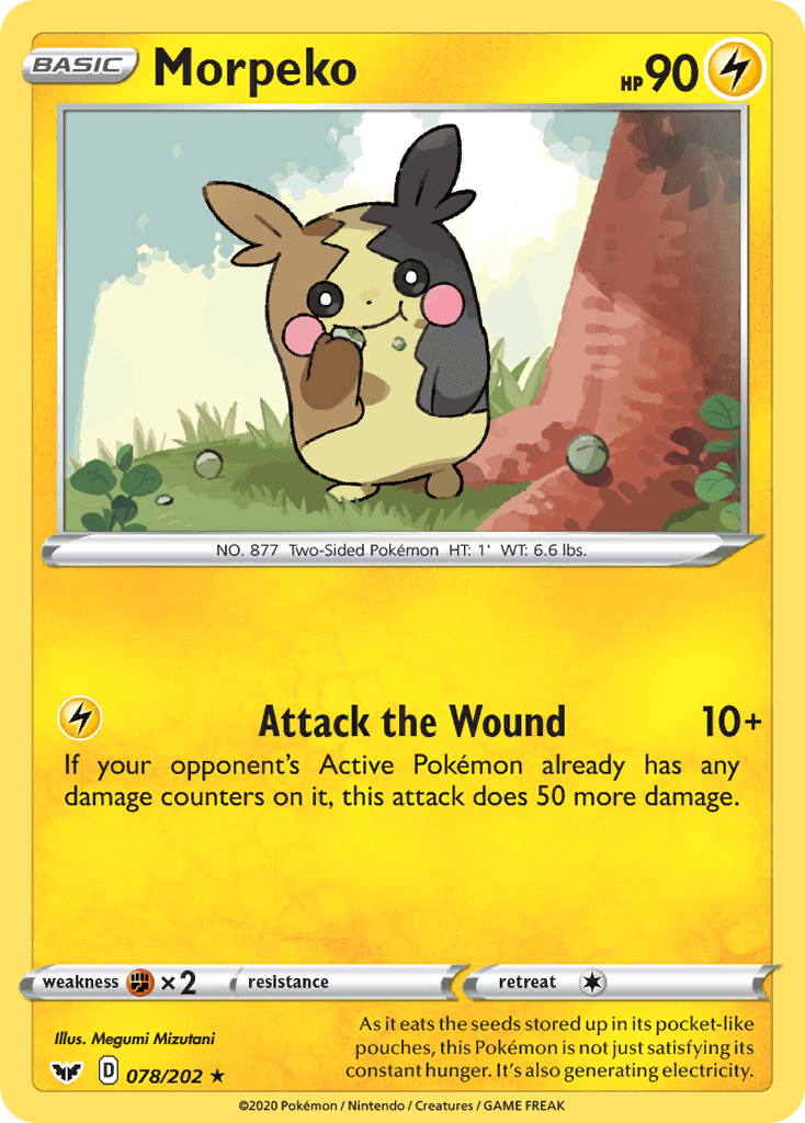 Morpeko Pokémon card