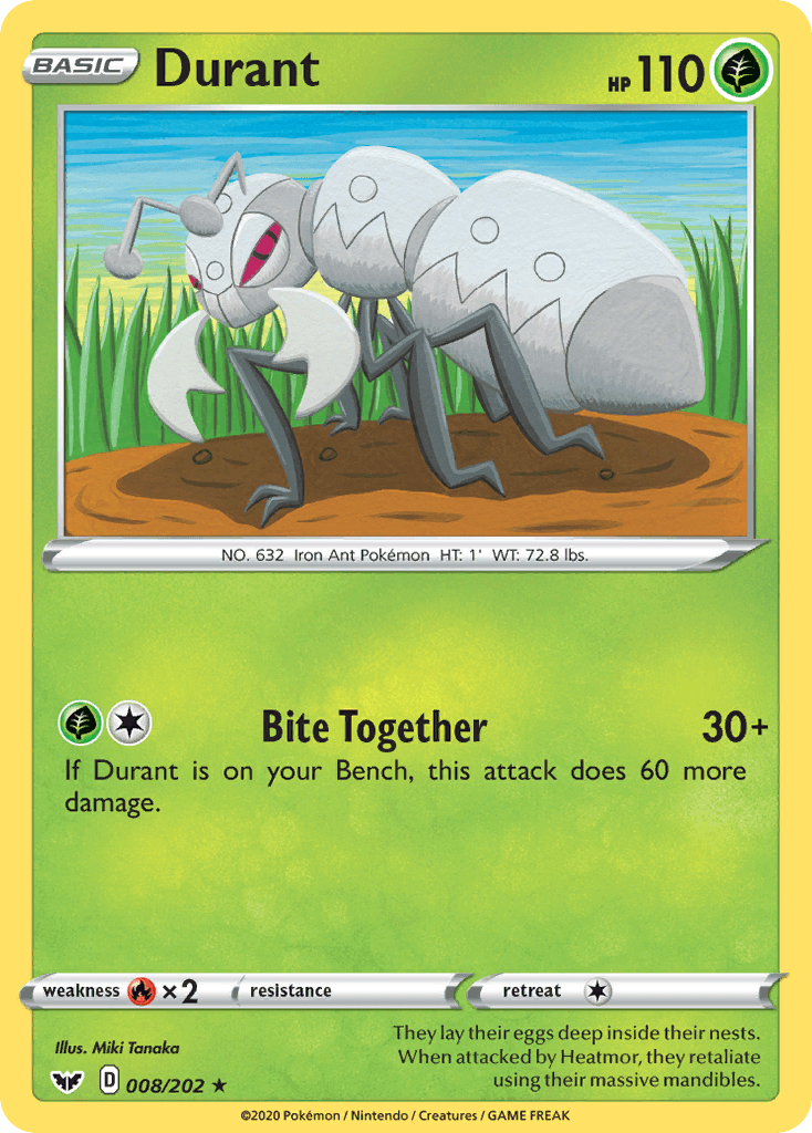 Durant Pokémon card