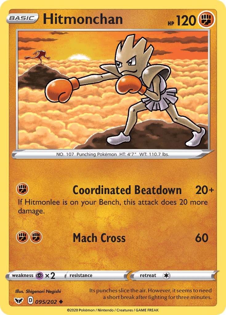 Hitmonchan Pokémon card