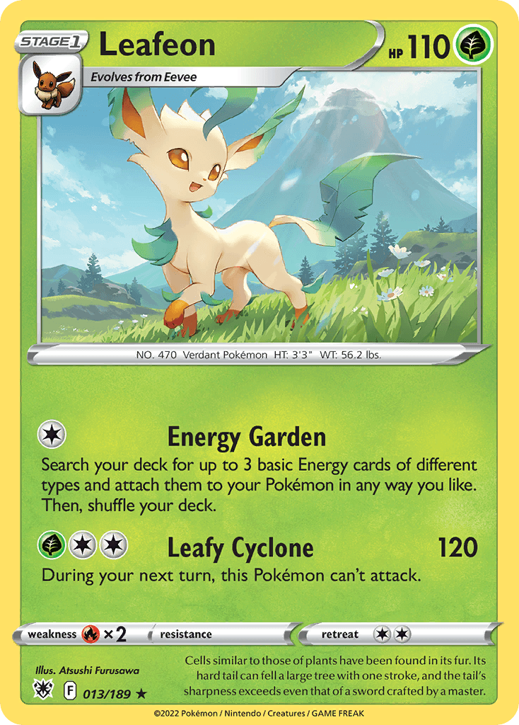 Leafeon illustrated by Atsushi Furusawa