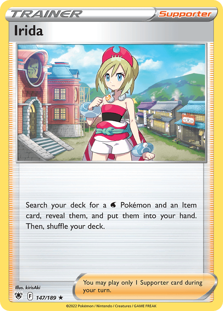 Irida Pokémon card