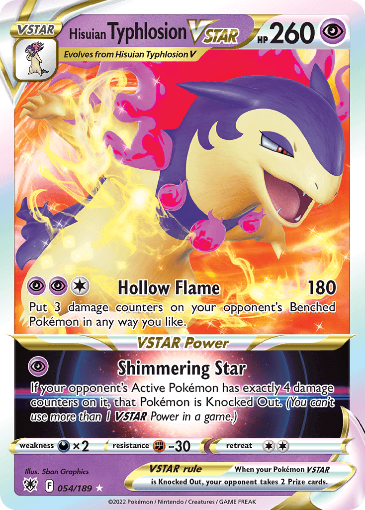 Hisuian Typhlosion VSTAR — Rare Holo VSTAR