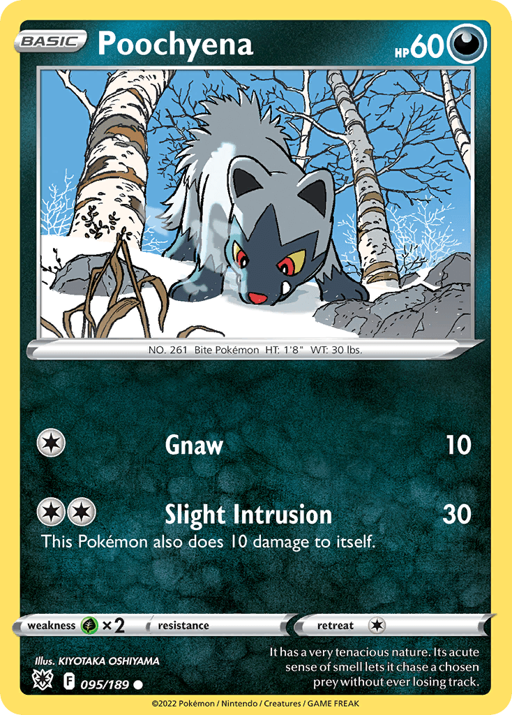 Poochyena Pokémon card